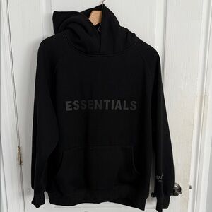 Essentials Black Hoodie